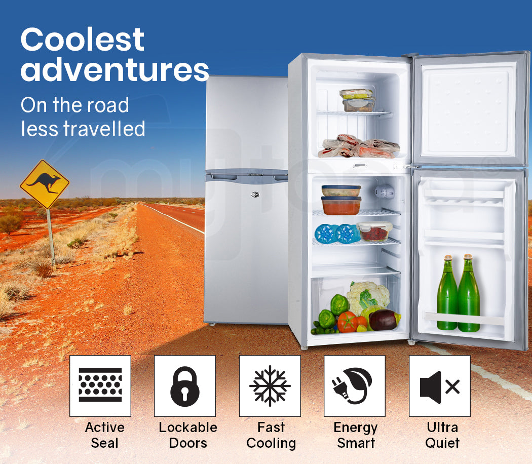 NNEMB 125L Portable Upright Fridge Refrigerator 12V/24V/240V for Motorhome-Caravan - Image 3