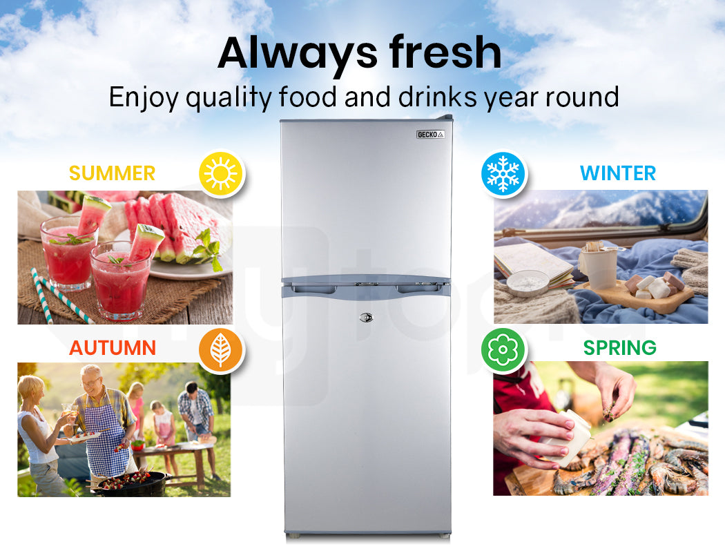 NNEMB 125L Portable Upright Fridge Refrigerator 12V/24V/240V for Motorhome-Caravan - Image 5