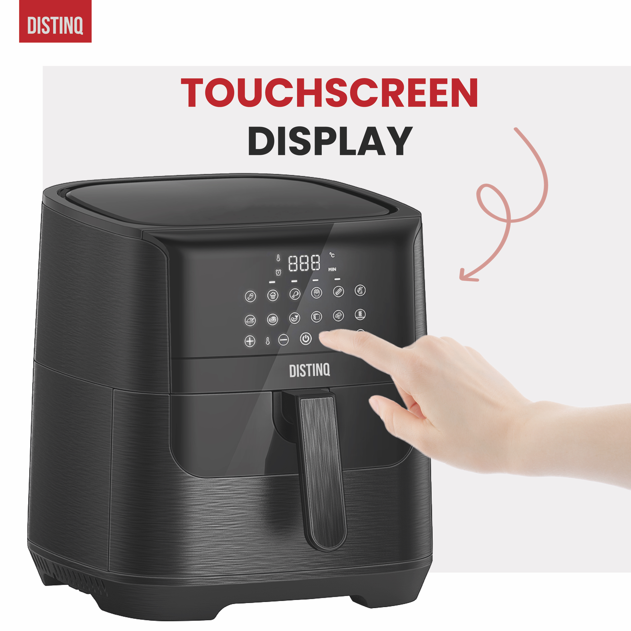 DistinQ AirFryer 6.5 liters - Image 3