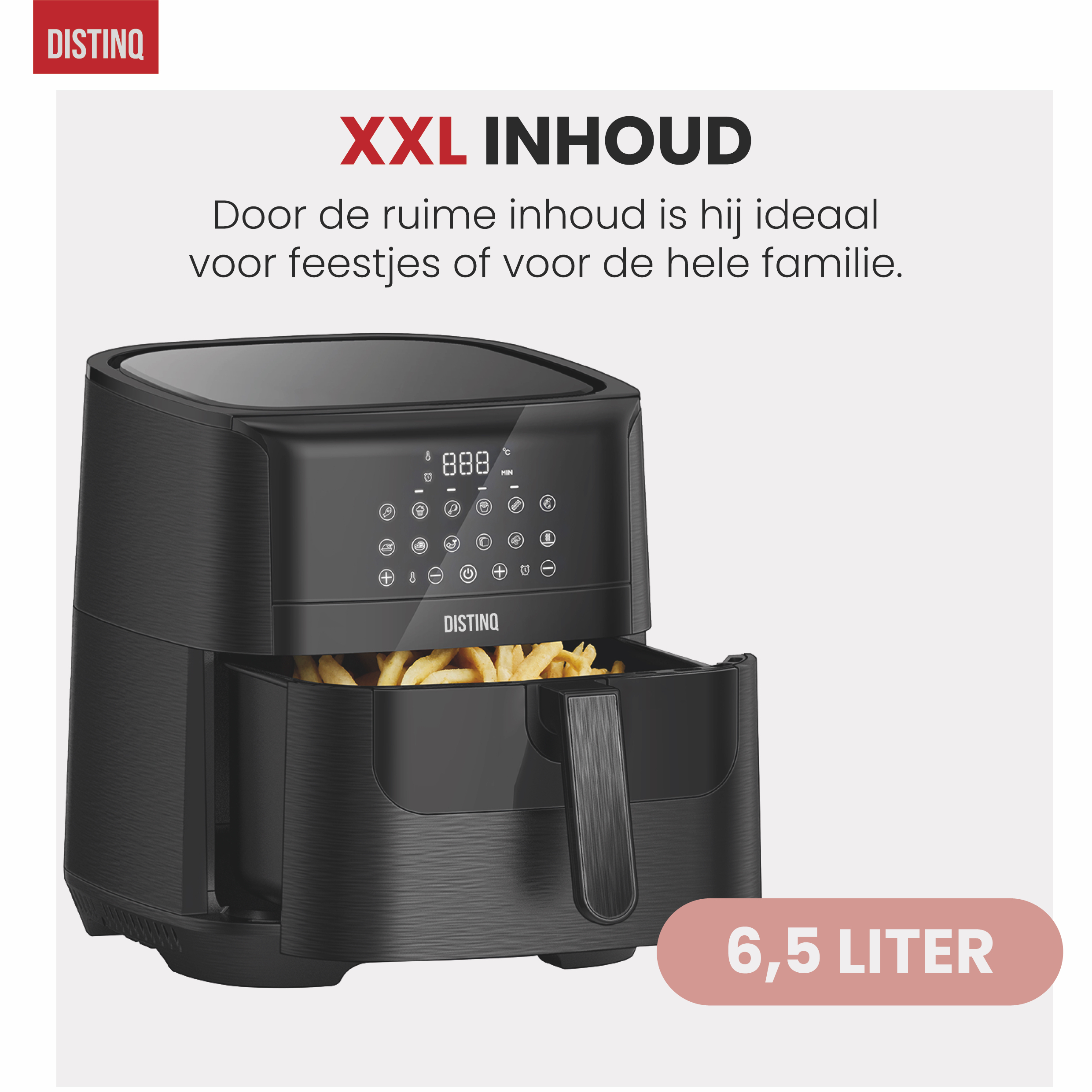 DistinQ AirFryer 6.5 liters - Image 5