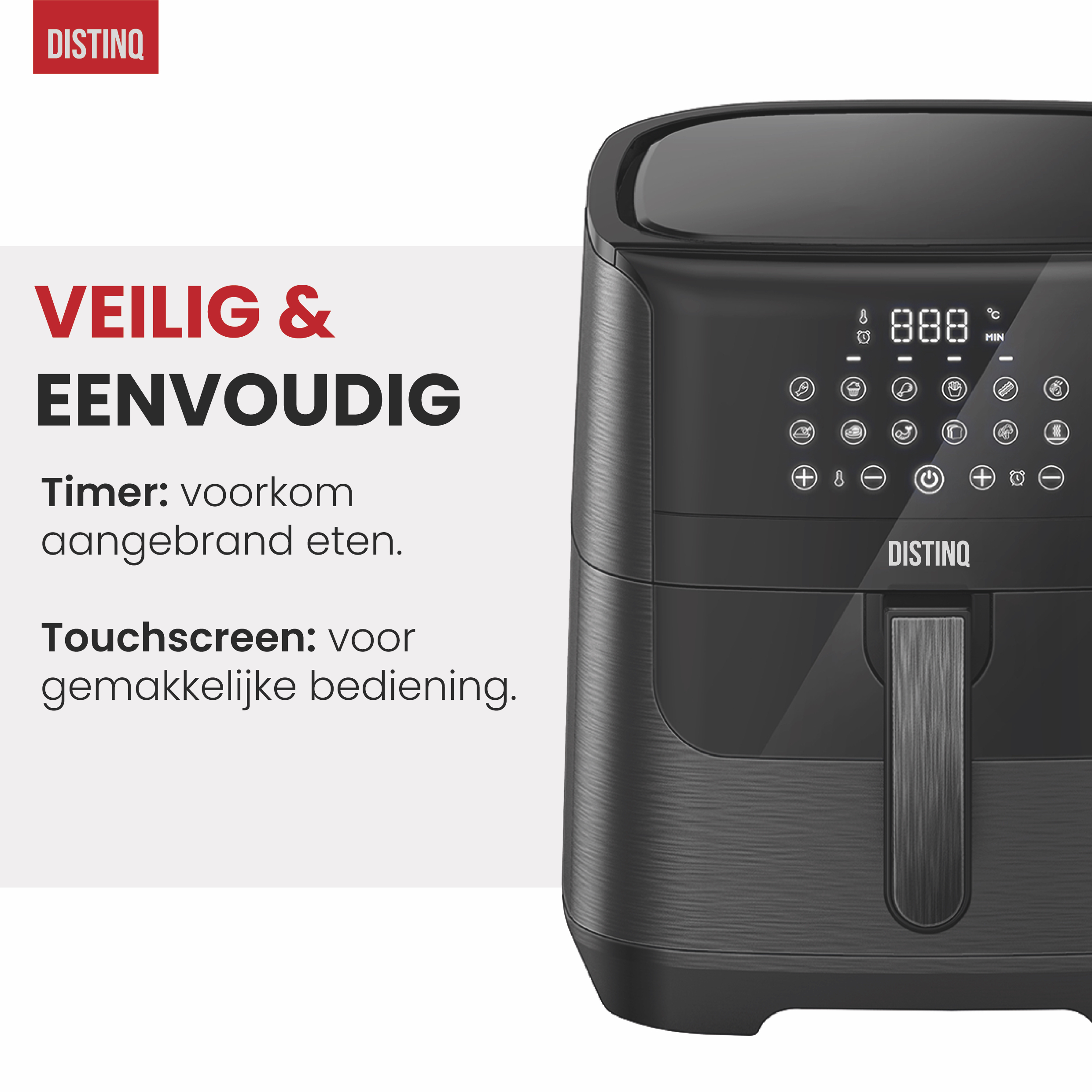 DistinQ AirFryer 6.5 liters - Image 7